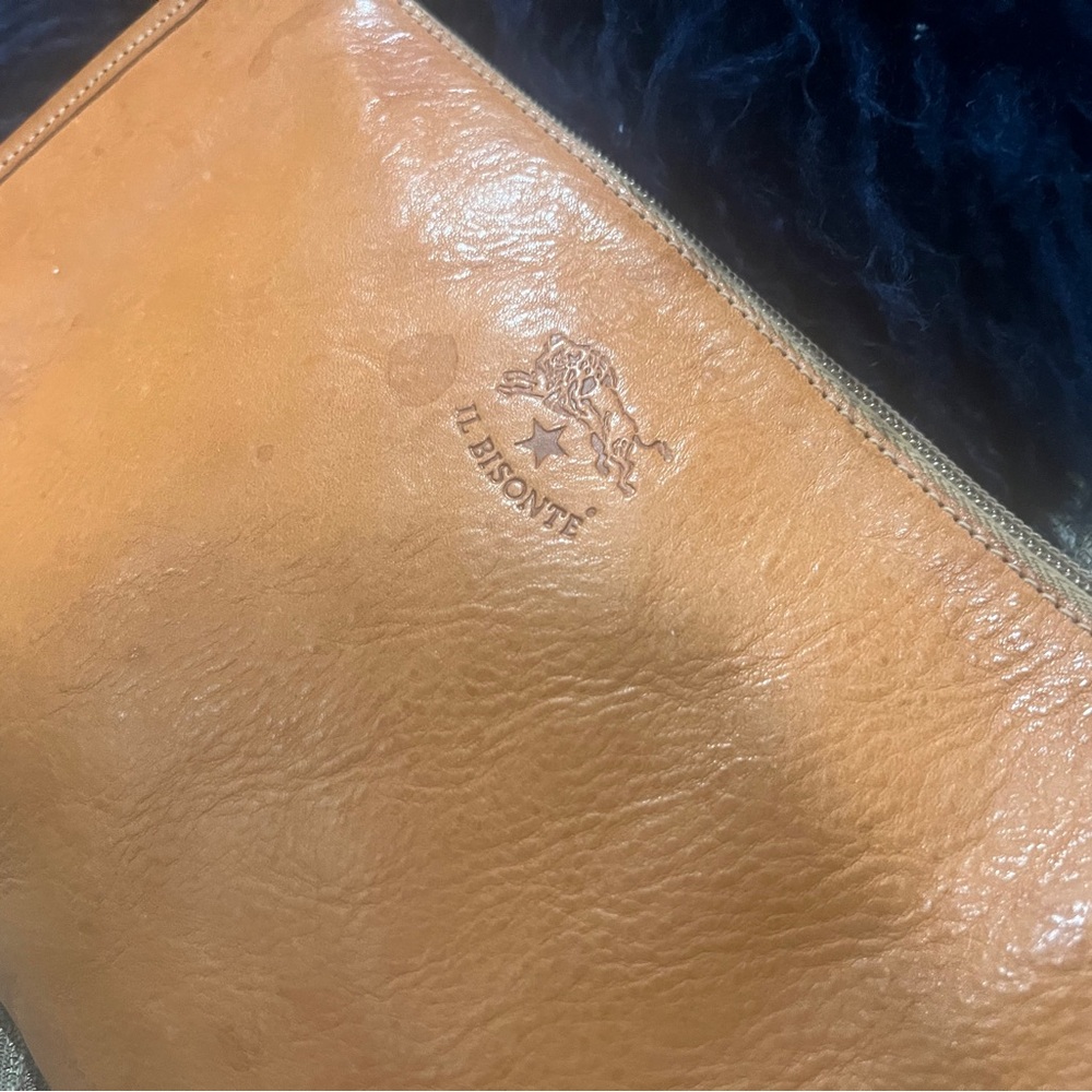 Il Bisonte Vachetta Zippered Clutch - Picture 4 of 7